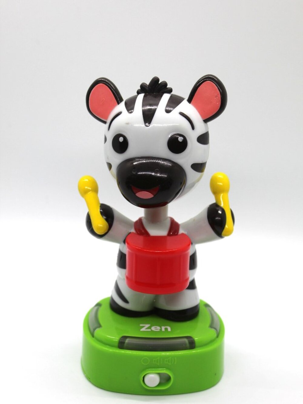 Baby Einstein Bobble Beats Zen the Zebra Musical Bobble Head -Lights Sound Works